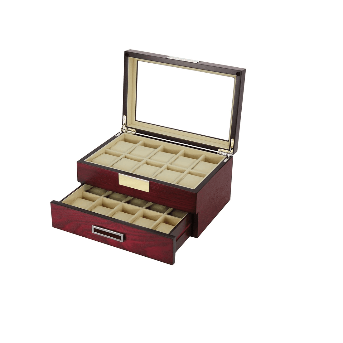 20 Slots Wooden Watch Box