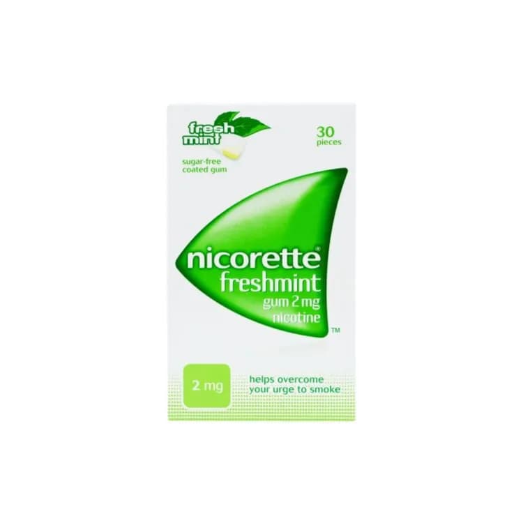 Nicorette freshmint gum 30 pcs