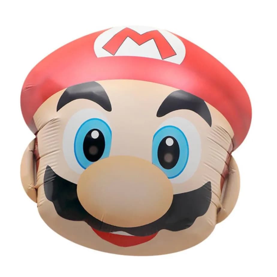 Super Mario Head Helium Balloon