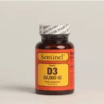 Sentinel Vitamin D3 50000 iu 30 Softgels