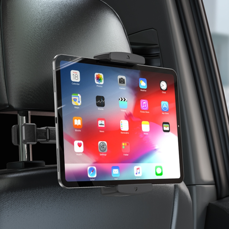 Hoco CA121 Prospering Headrest Car Holder for Tablets(Black)