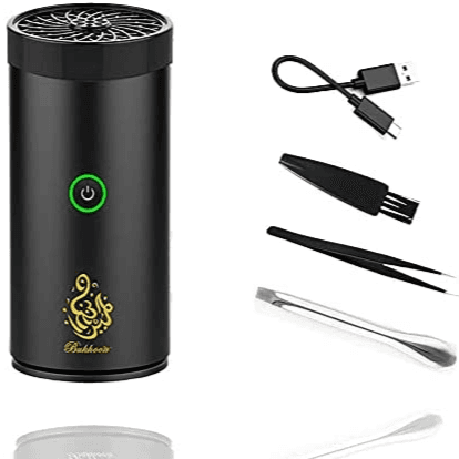 Bakhoor Rechargeable Electric Car Incense Burner Black