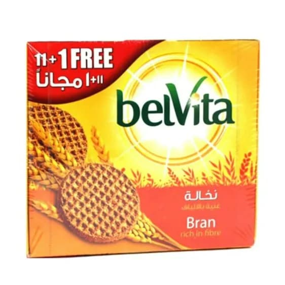 Belvita Bran Biscuits 12 x 62g