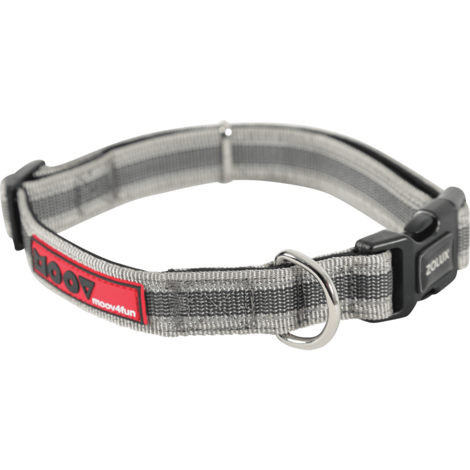 Moov Adjustable Collar Grey 20mm