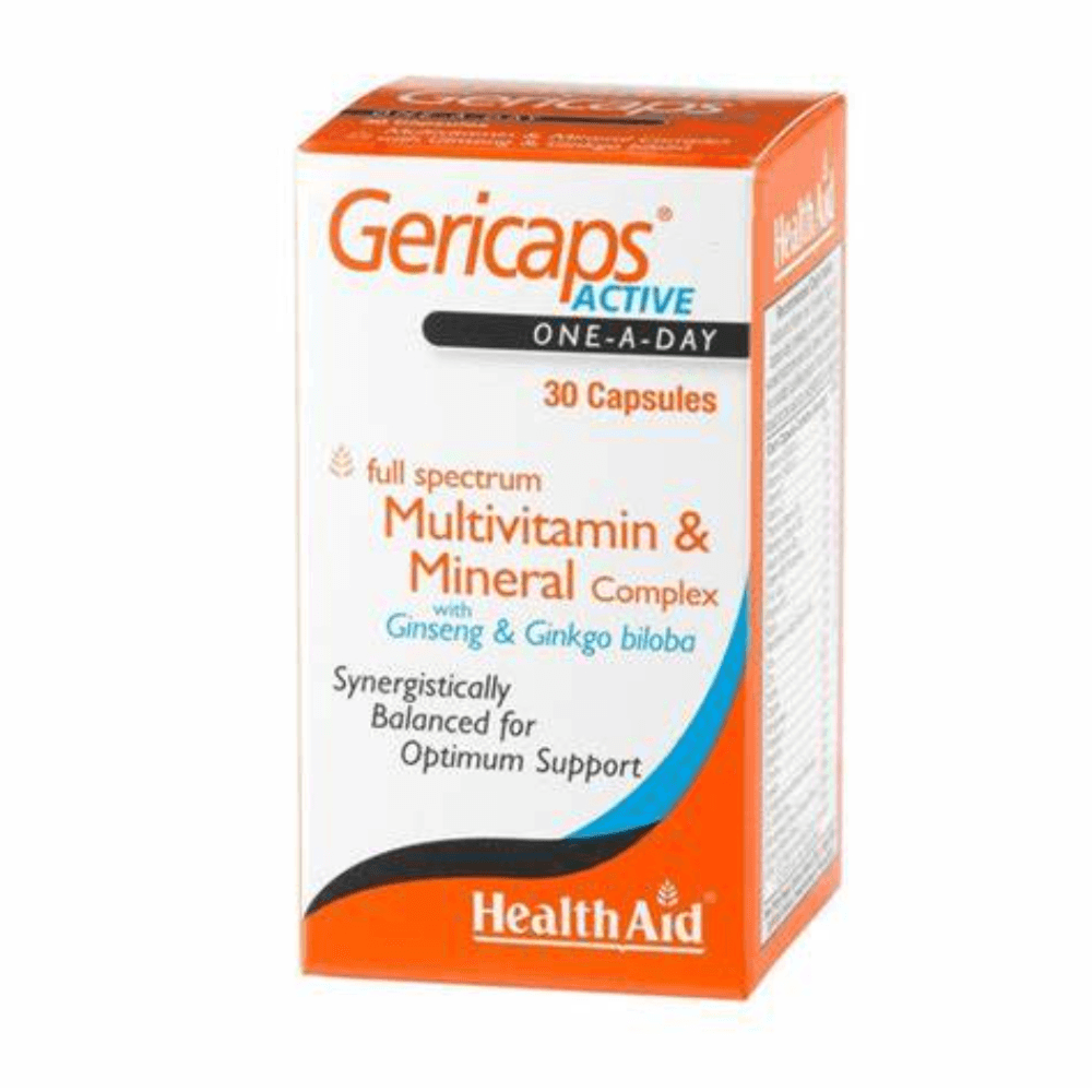 Health Aid Gericaps Active Multivitamin 30 Cap