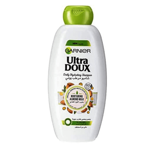 Garnier Ultra Doux Almond Milk Hydrating Shampoo, 400 Ml