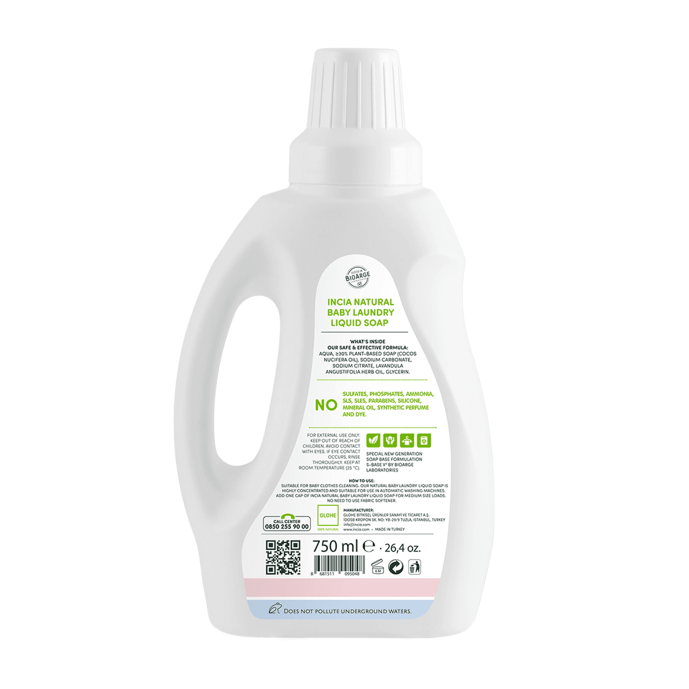 Incia Natural Baby Laundry Liquid Soap