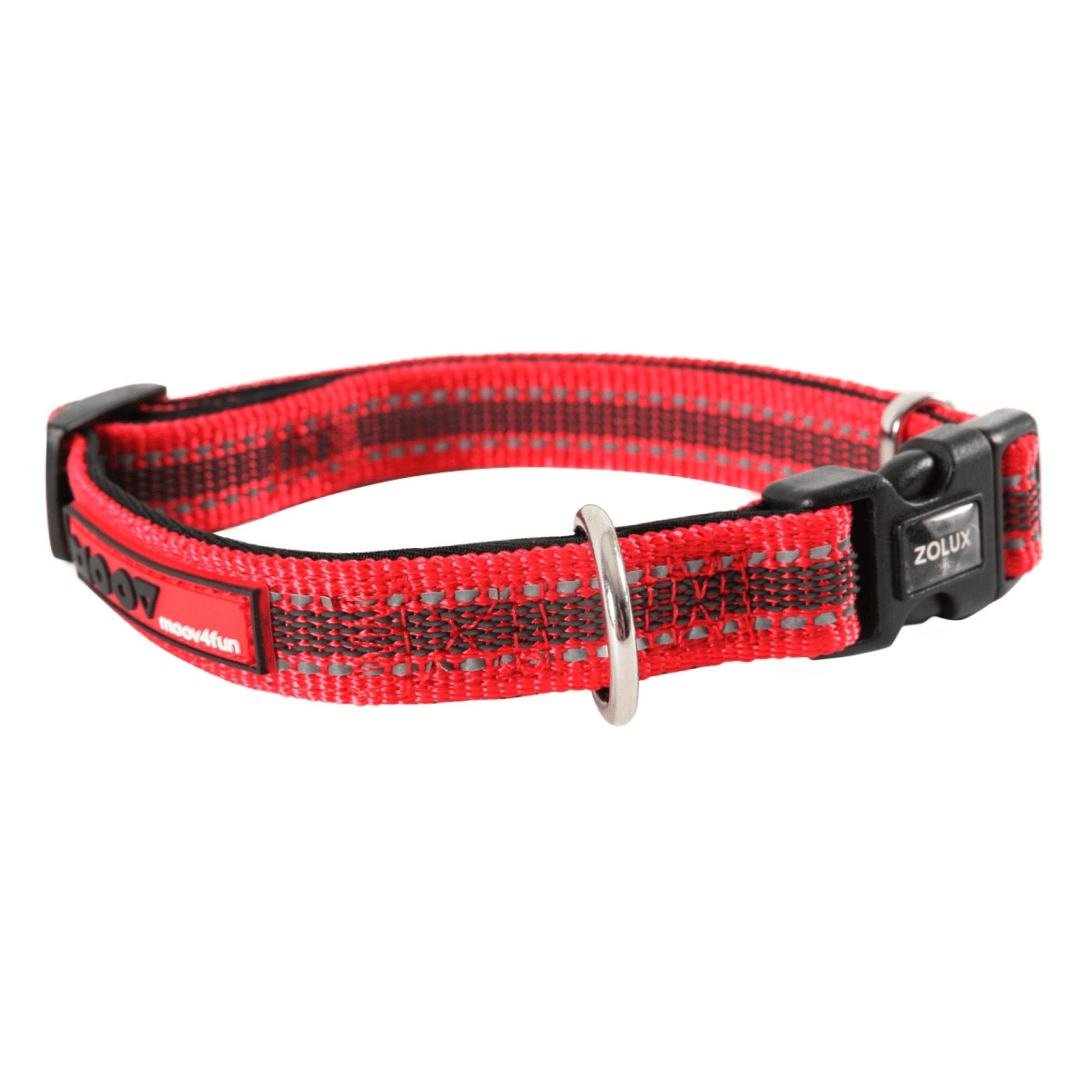 Moov Adjustable Collar Red 20mm