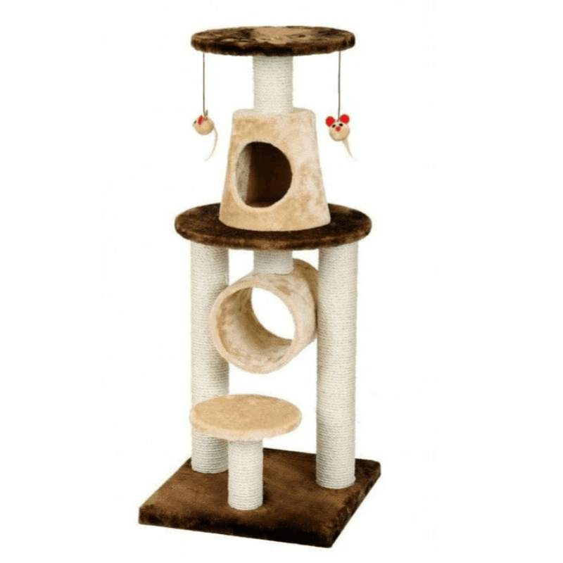 BONALTI Cat Play Tower - Brown-Beige