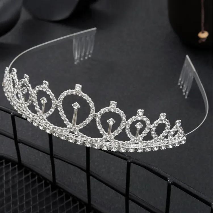 Rhinestone Decor Party Headband Tiara Crown