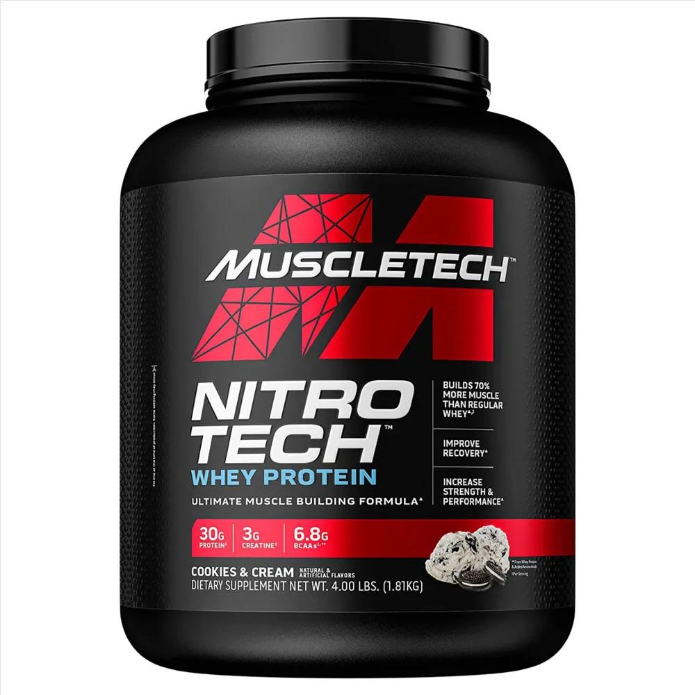 Muscletech Nitro Tech Whey Protein Performance Series Cookies And Cream 4 Lbs