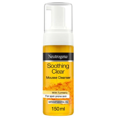 Neutrogena Soothing Clear Turmeric Mousse Cleanser 150ml