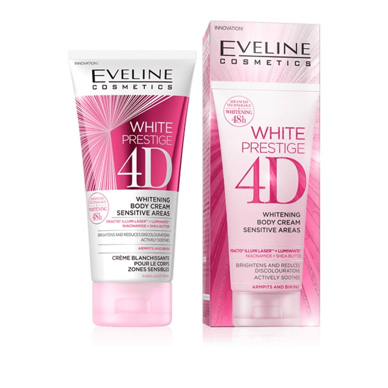 Eveline White Prestige 4d Whitening Body Cream Sensitive Areas