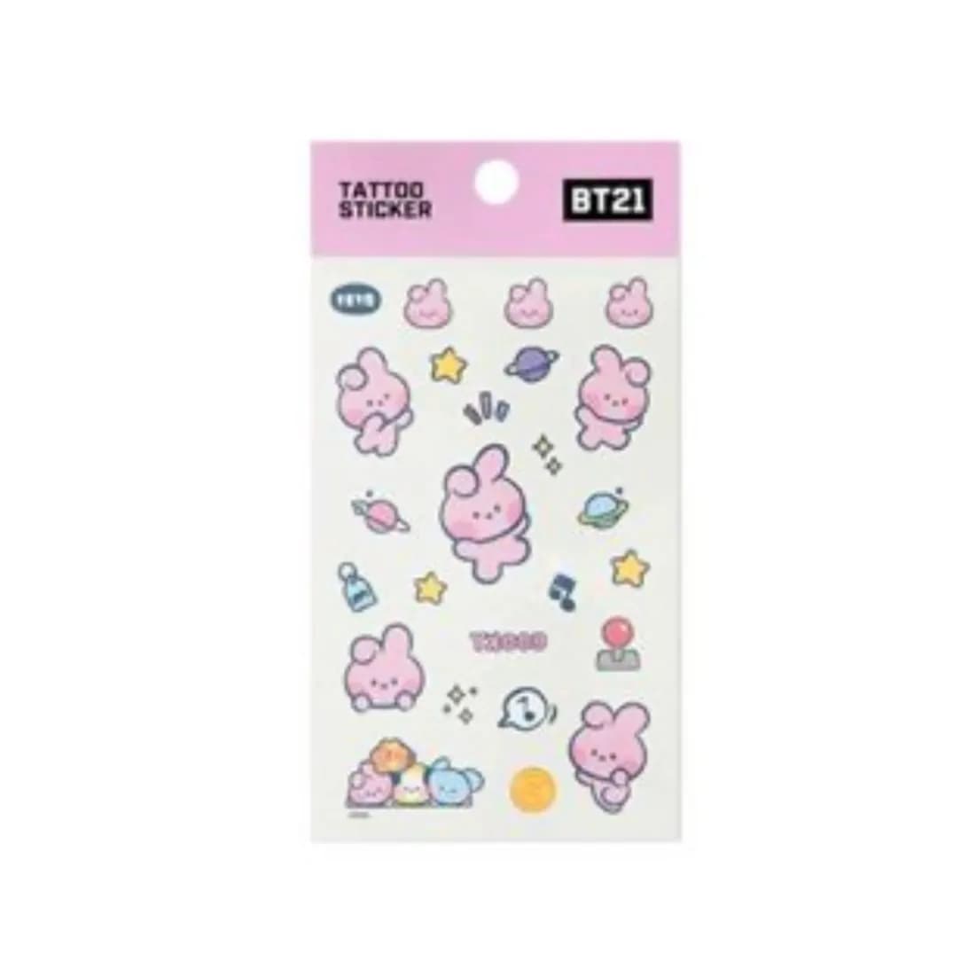 BT21 Tattoo Sticker Cooky