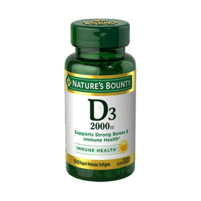 Natures Bounty D3-2000 Iu Softgels 150's