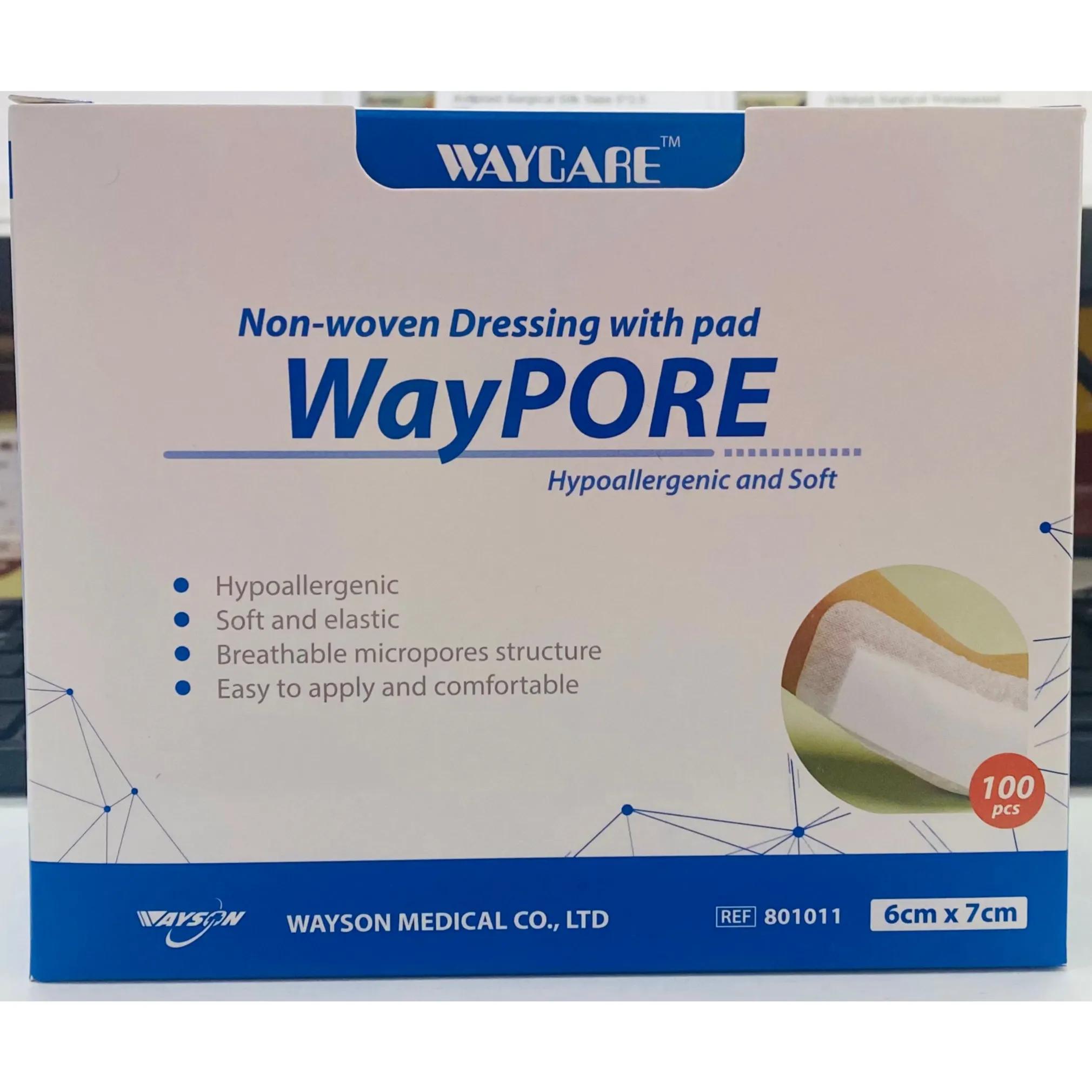 Waycare Non Woven Dressing With Pad 6*7 Cm 100's