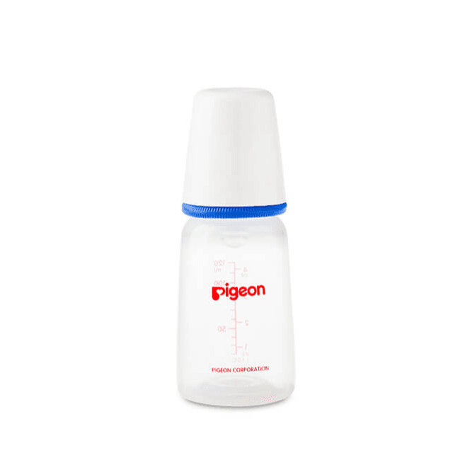 Pigeon Slim Neck Plastic Bottle White Cap - 120ml-pa26012