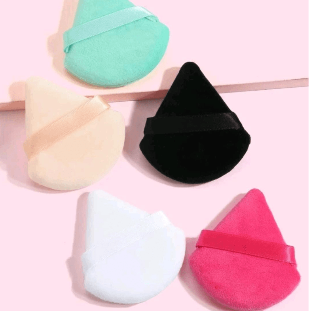 Powder Sponge, 5 Pieces, Random Color