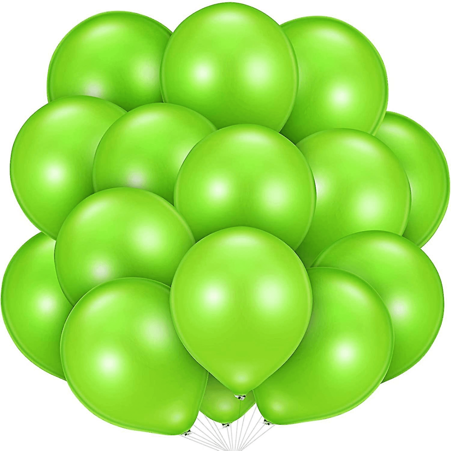 Green Party Balloon 50 Pcs