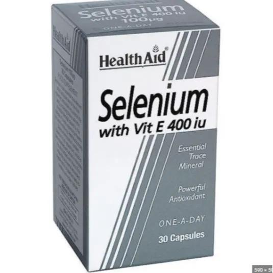 Health Aid Selenium With Vit E 400iu Caps 30's