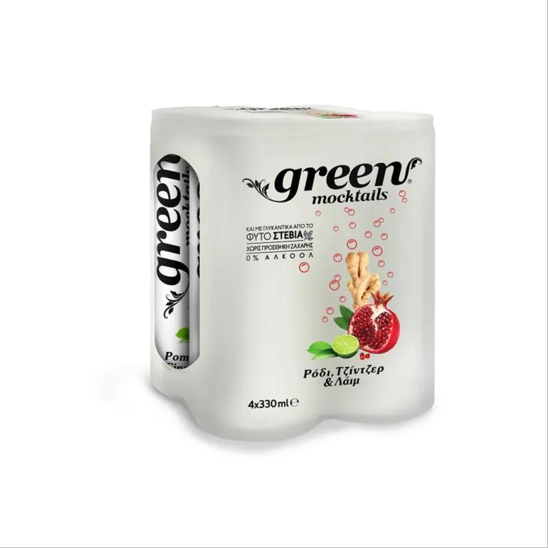 Green Cola Mocktails Pomegranate Ginger & Lime 4 x 330ml