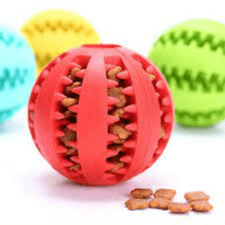 Red Dental Treat Balls