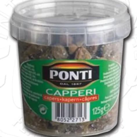 Capers in salt 125gr