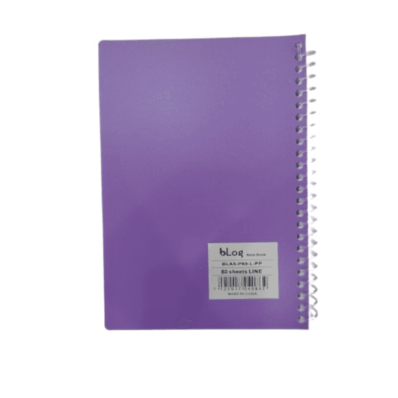 Blog Notebook A5 80 Sheets Line