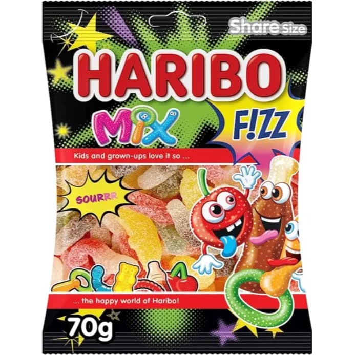 Haribo Fizz Mix 70g