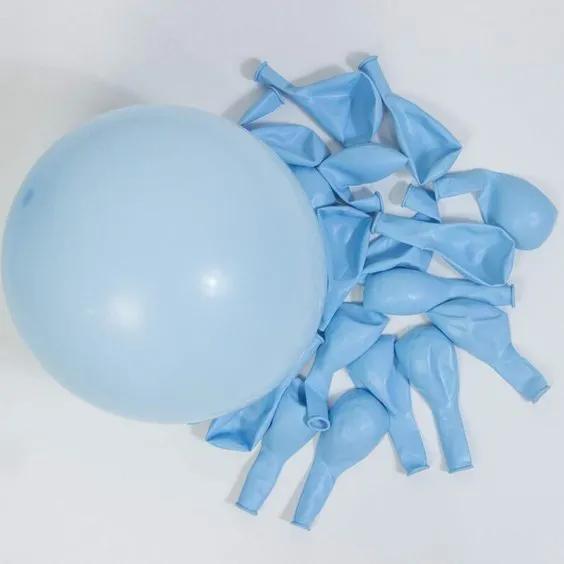 12" Standard Macaron Blue 100 Pieces From (Turkey)