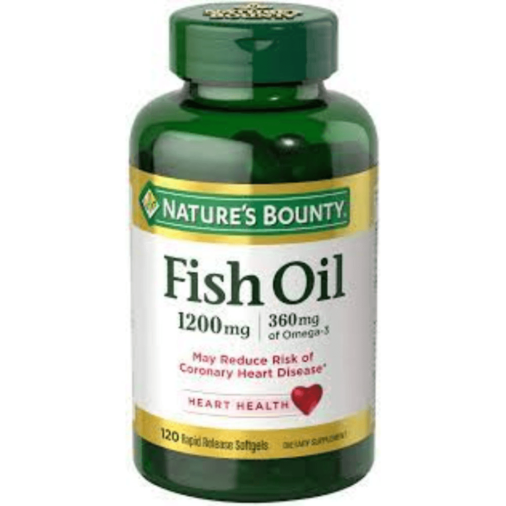 Nature's Bounty Fish Oil 1200mg Plus Vitamin D1000 iu 90's