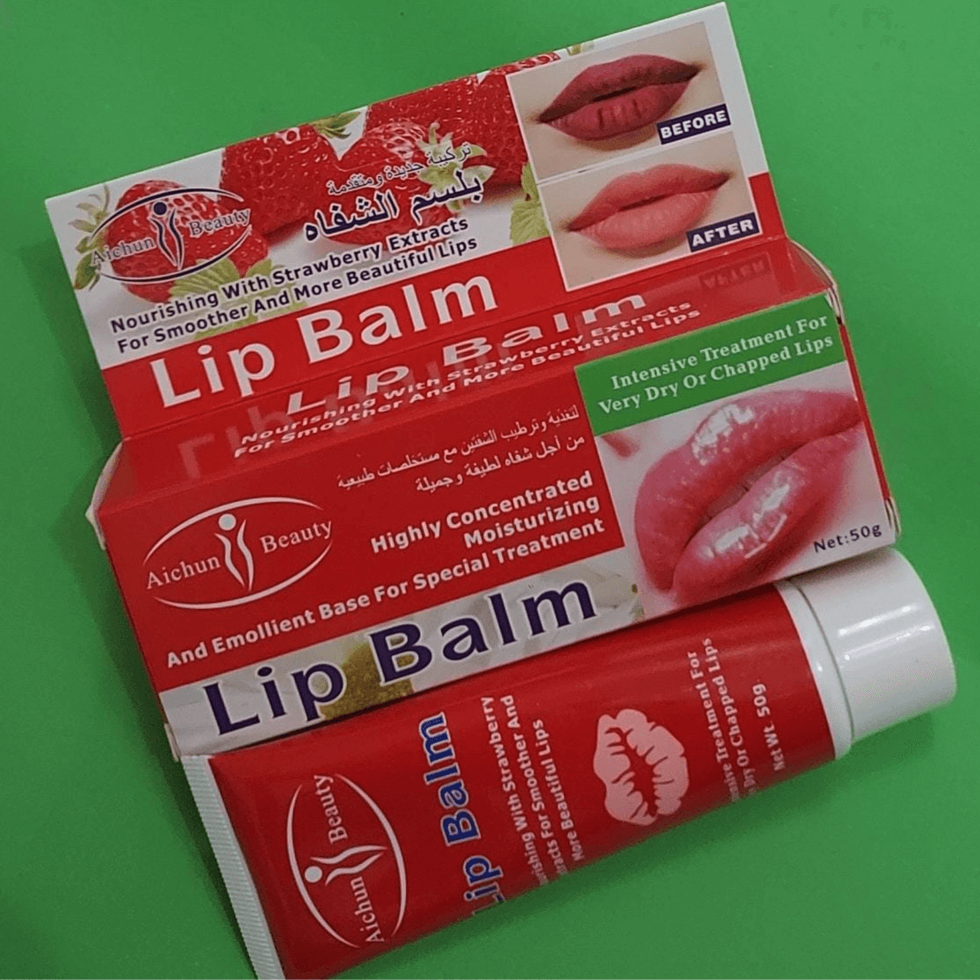 Strawberry Lip Balm From Aichun Beauty 50g