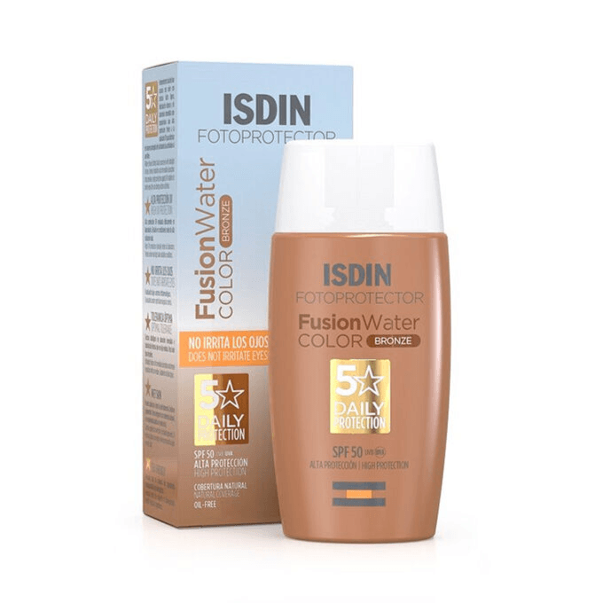 Isdin Fotoprotector Fusion Water Color Bronze Oil-free Tinted Sunscreen SPF 50 50ml