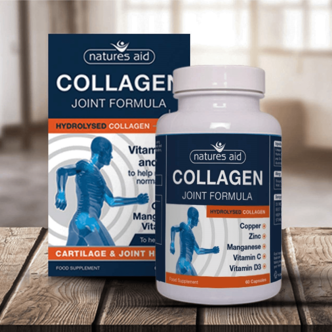 Natures Aid Collagen Joint 60 Capsules