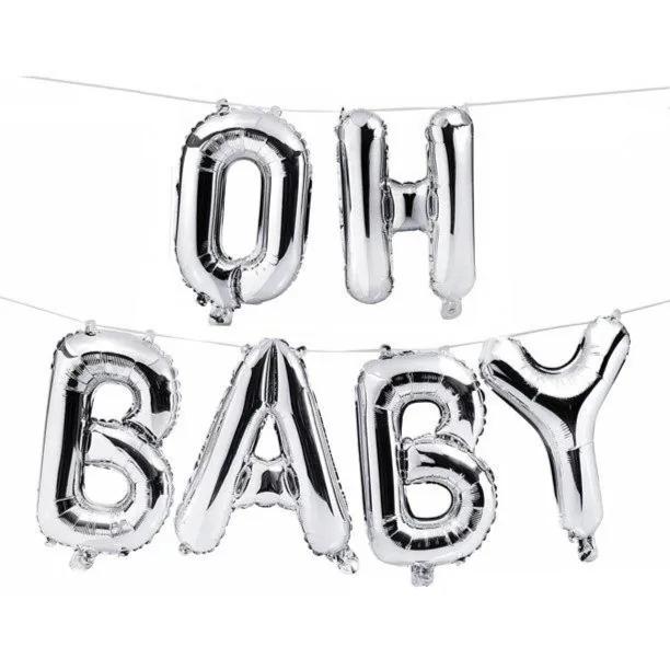 “Oh Baby” Balloons Banner