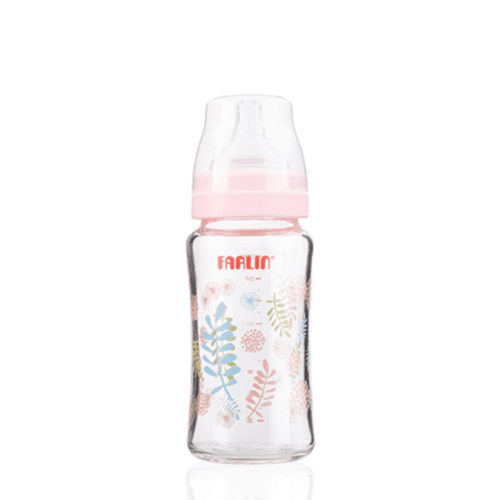 Farlin Glass Wide Neck Bottle 240Ml 3+ M