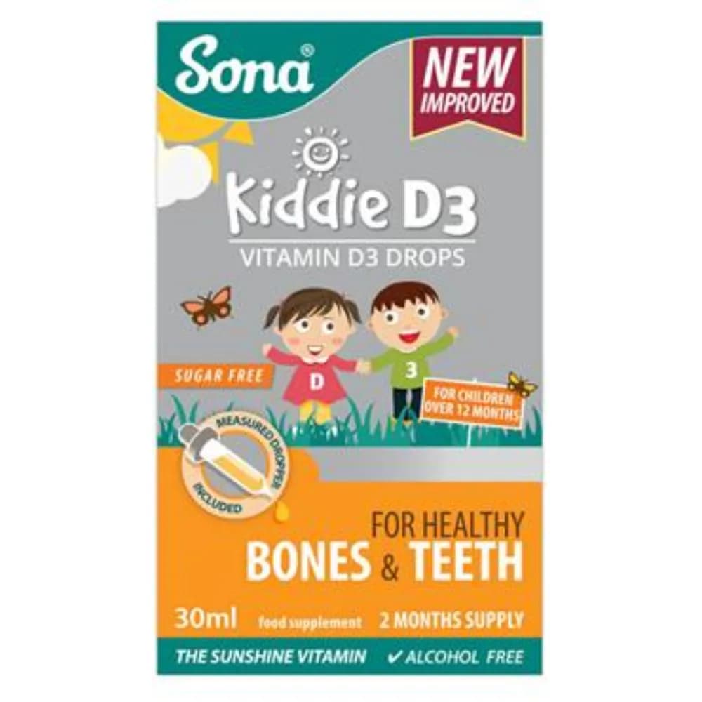 Sona Kiddie Vitamin D3 Drops 30ml 