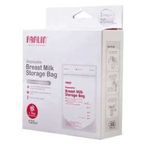 Farlin Breast Milk Storage Bag 20 Bags + 2 Free 120Ml