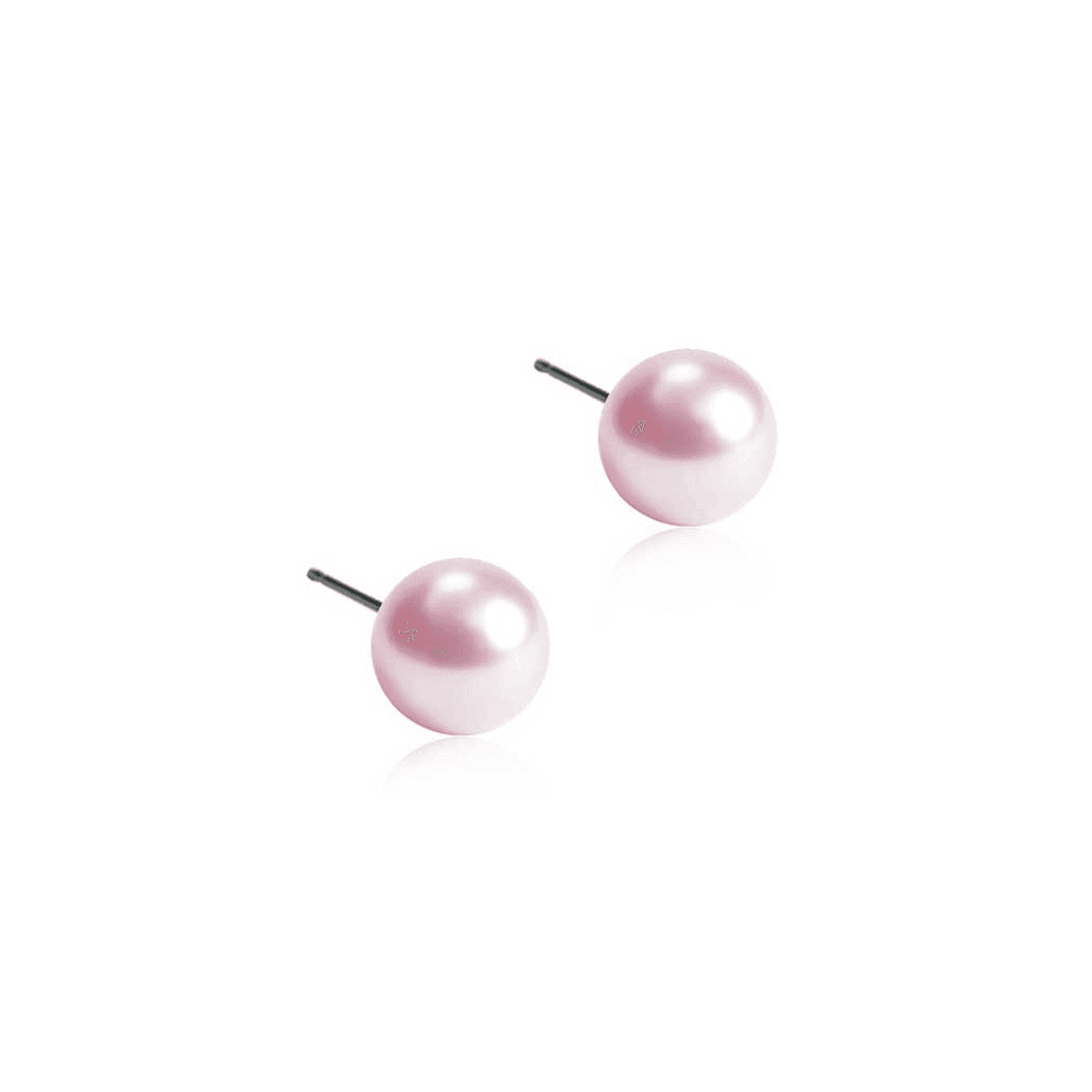 Blomdahl Naural Titanium Pearl 6mm Light Rose 15-1233-64 C