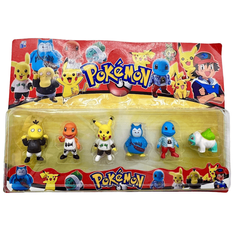 Pokemon Figures 6Pecs - 8533