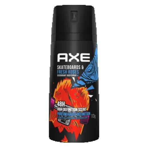 AXE Skateboard & Fresh Roses Bodyspray