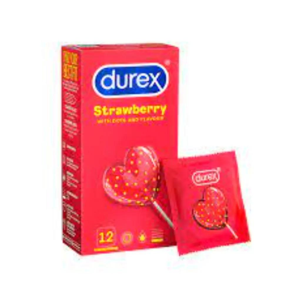 Durex Strawberry Condoms 12s