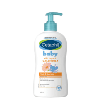 Cetaphil Baby Organic Calendula Wash & Shampoo 400ml