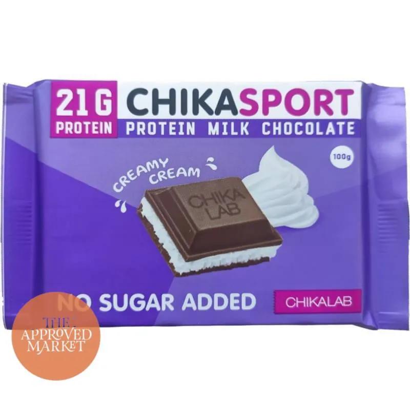 Chikalab Protein Milk Chocolate With Cream Filling 100g