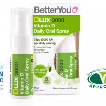 better you vit D3000 iu oral spray