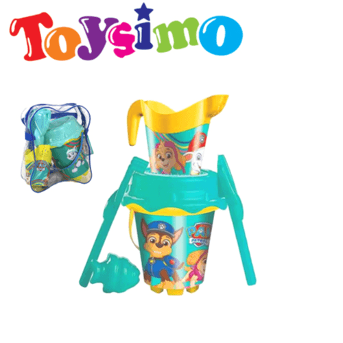 Paw Patrol Beach Bucket With Bag