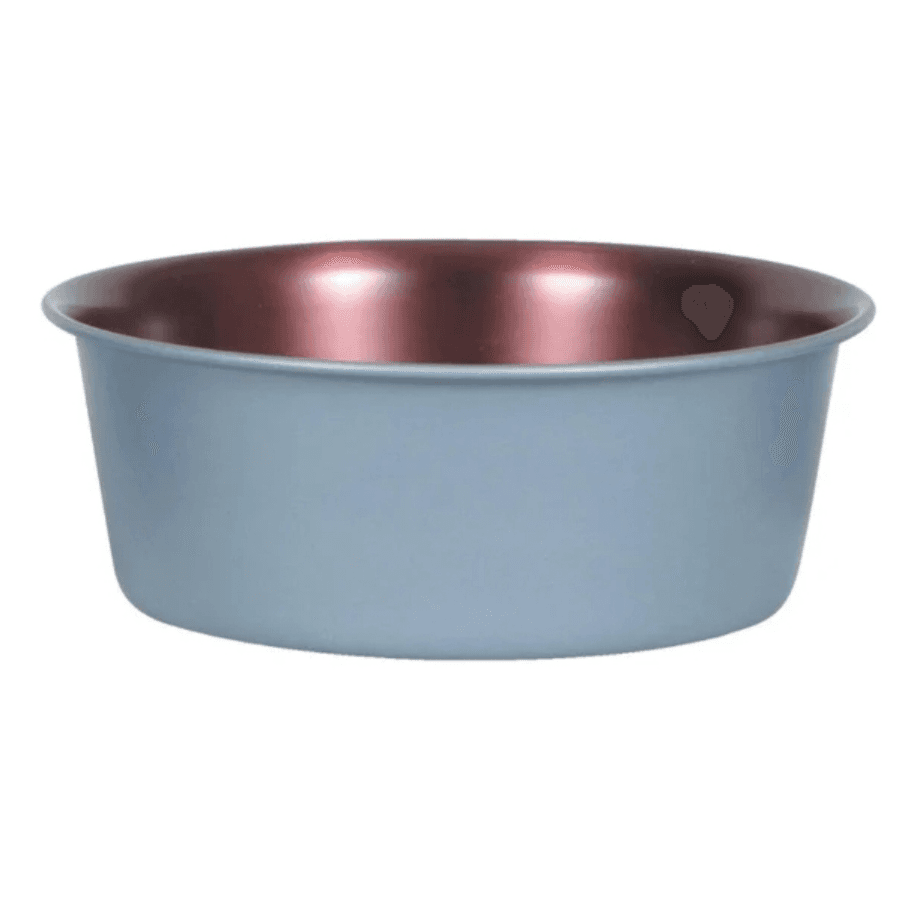 cat and dog COPPER STAINLESS NON - SLIP BOWL 1.1L