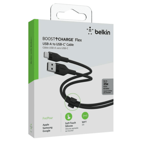 Belkin Boost USB-A To USB-C Cable 10ft 3m