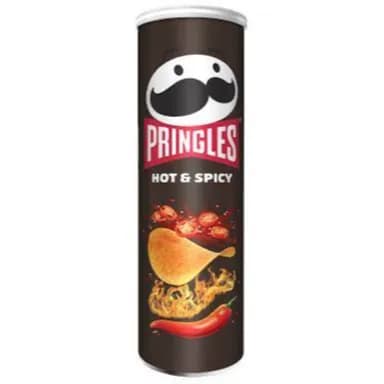 Pringles Hot & Spicy Potato Chips 165g