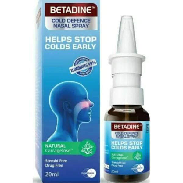 Betadine Cold Defence Nasal Spray 20ml